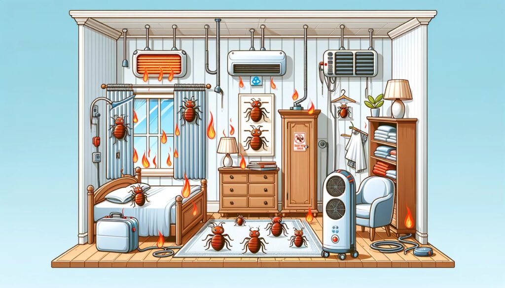 how to prepare for heat treatment of bed bugs