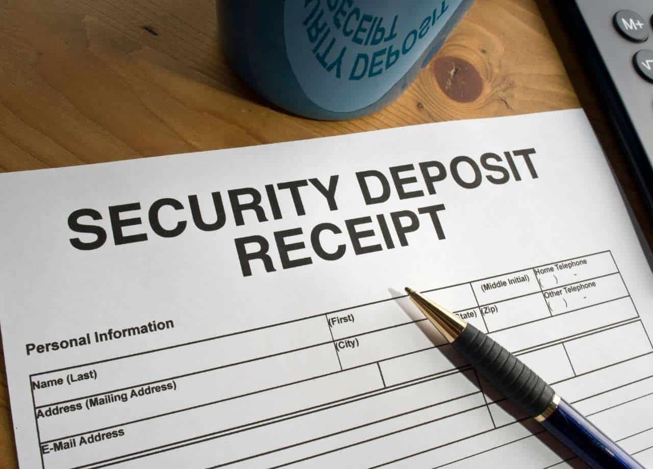 disposition of security deposit