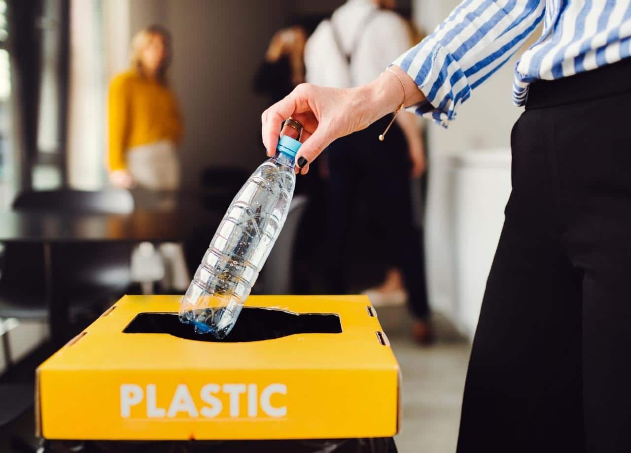 recycling bins